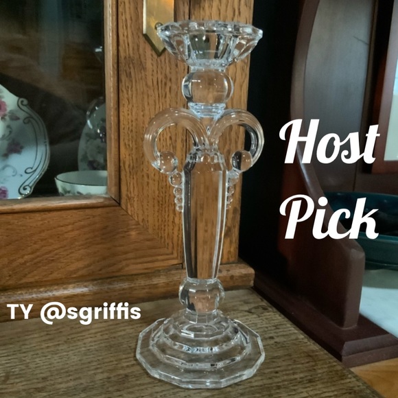 Vintage Crystal Candle Holder - Picture 2 of 11